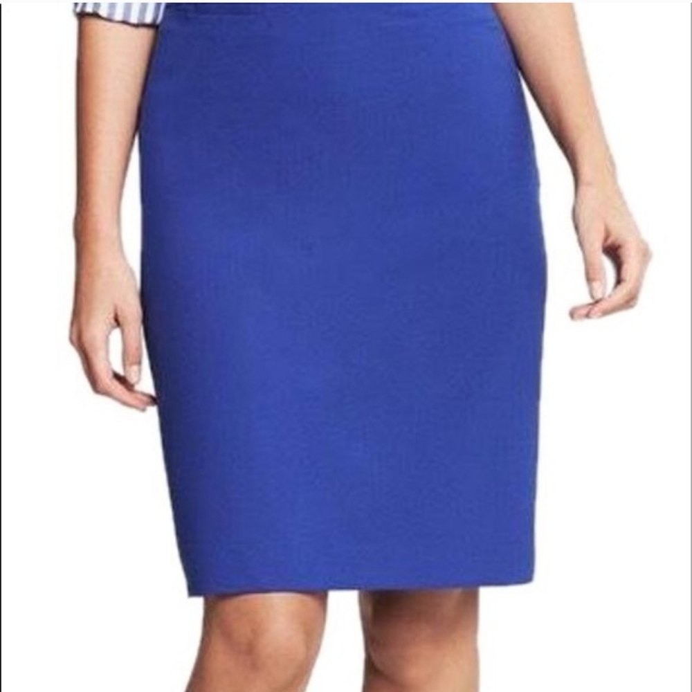 Banana Republic Blue Pencil Skirt